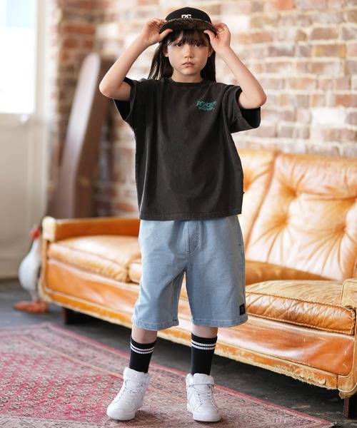 DC(ディーシー)の「DC/ディーシー 26 KD JS SHORT YWS261506(その他パンツ・キッズ・ライトインディゴブルー/インディゴブルー・110cm/100cm/160cm/150cm/140cm/130cm/120cm)」の11枚目の写真