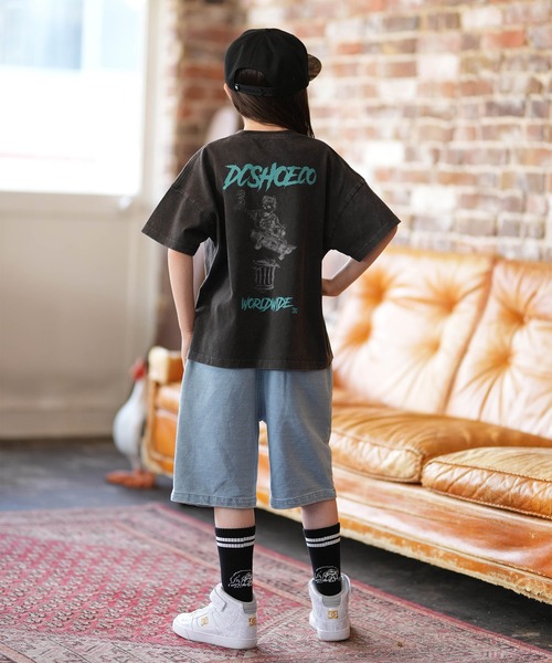 DC(ディーシー)の「DC/ディーシー 26 KD JS SHORT YWS261506(その他パンツ・キッズ・ライトインディゴブルー/インディゴブルー・110cm/100cm/160cm/150cm/140cm/130cm/120cm)」の12枚目の写真