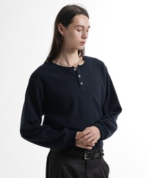 HARE | ユルネックヘンリーネックプルオーバー(HARE)(Tシャツ/カットソー)