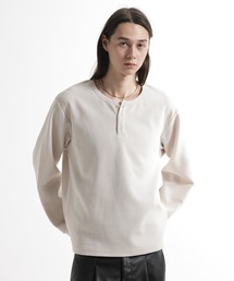HARE | ユルネックヘンリーネックプルオーバー(HARE)(Tシャツ/カットソー)