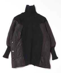 FREE STYLISTS（フリー スタイリスト）の「両脇釦スリットドッキングハイネックニット（ニット/セーター）」