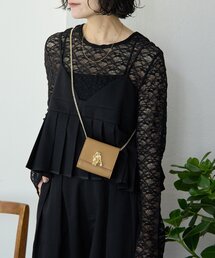 ear PAPILLONNER | 《本革》フラップマイクロショルダーバッグ(その他)