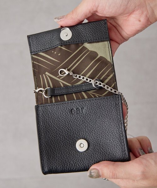 ear PAPILLONNER（イアパピヨネ）の「《本革》フラップマイクロショルダーバッグ（その他・レディース・ブラック系その他/ベージュ系その他・FREE）」の11枚目の写真