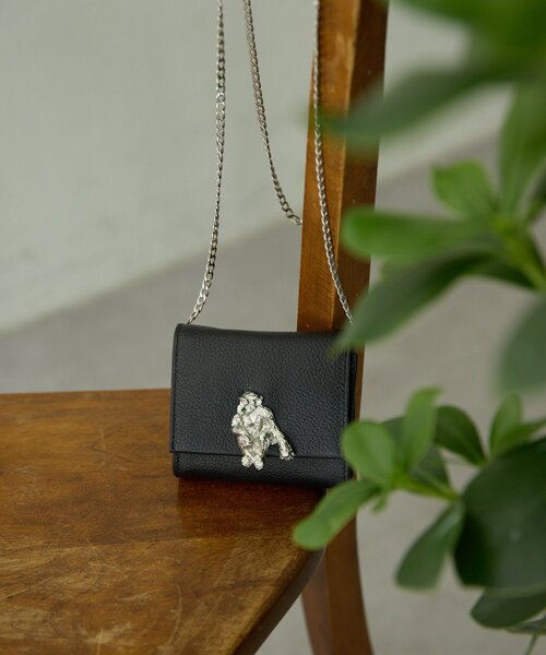 ear PAPILLONNER（イアパピヨネ）の「《本革》フラップマイクロショルダーバッグ（その他・レディース・ブラック系その他/ベージュ系その他・FREE）」の15枚目の写真