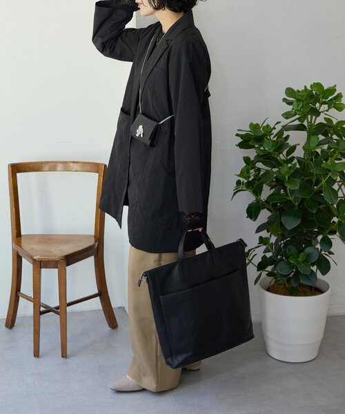 ear PAPILLONNER（イアパピヨネ）の「《本革》フラップマイクロショルダーバッグ（その他・レディース・ブラック系その他/ベージュ系その他・FREE）」の21枚目の写真