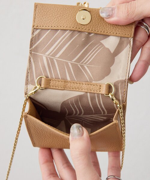 本革》フラップマイクロショルダーバッグ（その他）｜ear PAPILLONNER