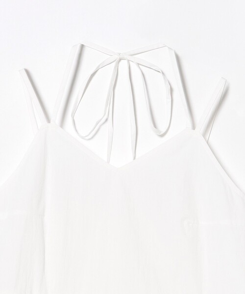 BEAMS HEART（ビームスハート）の「バルーン キャミ チュニック ワンピース（チュニック・レディース・チャコールグレー/ホワイト・FREE）」の9枚目の写真