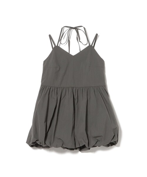 BEAMS HEART（ビームスハート）の「バルーン キャミ チュニック ワンピース（チュニック・レディース・チャコールグレー/ホワイト・FREE）」の13枚目の写真