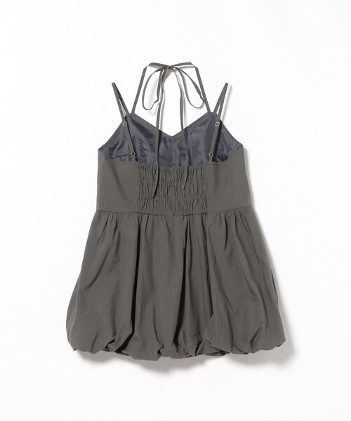 BEAMS HEART（ビームスハート）の「バルーン キャミ チュニック ワンピース（チュニック・レディース・チャコールグレー/ホワイト・FREE）」の14枚目の写真