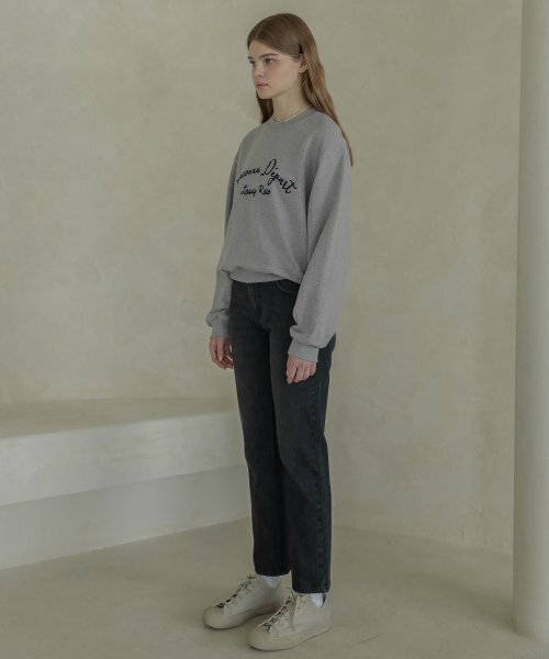 LOSSYROW(ロッシロー)の「Lossy boy-fit denim pants_gray(デニムパンツ・レディース・その他・MEDIUM/SMALL)」の2枚目の写真