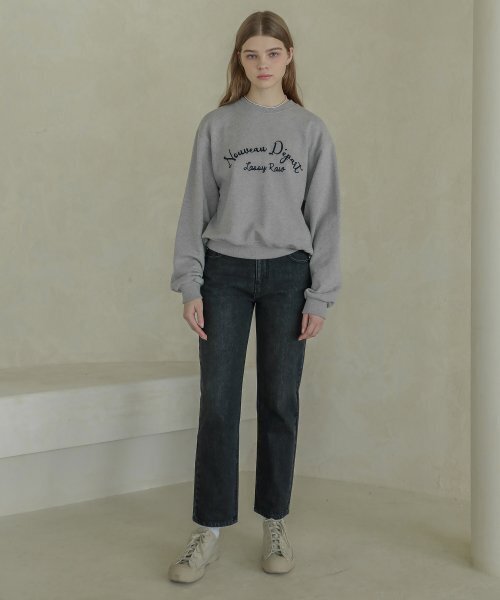 LOSSYROW(ロッシロー)の「Lossy boy-fit denim pants_gray(デニムパンツ・レディース・その他・MEDIUM/SMALL)」の3枚目の写真