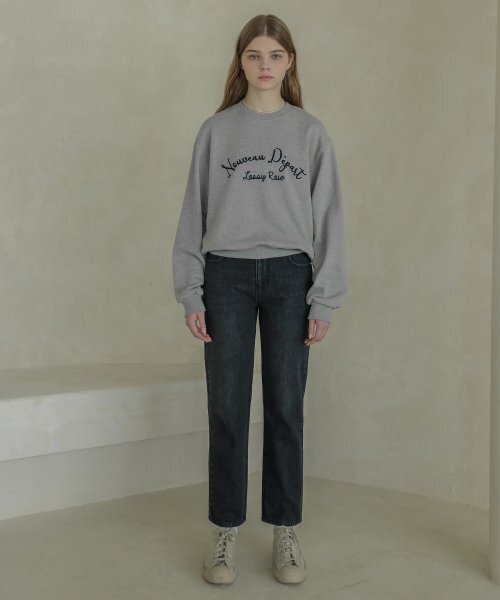 LOSSYROW(ロッシロー)の「Lossy boy-fit denim pants_gray(デニムパンツ・レディース・その他・MEDIUM/SMALL)」の4枚目の写真