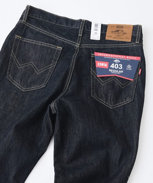 EDWIN（エドウィン）の「【EDWIN/エドウィン】【誇りの日本製・13.75oz】403 スタンダードストレート ワンウォッシュ 原点回帰のRING糸（デニムパンツ・メンズ・ワンウォッシュ・36inch/35inch/34inch/33inch/32inch/31inch/30inch/28inch/29inch）」の17枚目の写真