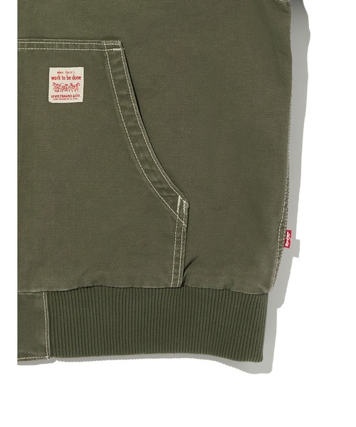 Levi's（リーバイス）の「WORKWEAR POTRERO デニム フーディー（ブルゾン・メンズ・グリーン・XL/L/M/S）」の7枚目の写真