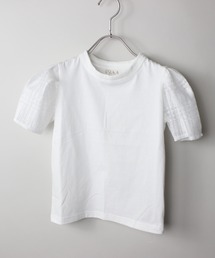 maarook（マルーク）の「チェックパフスリーブTシャツ（Tシャツ/カットソー）」