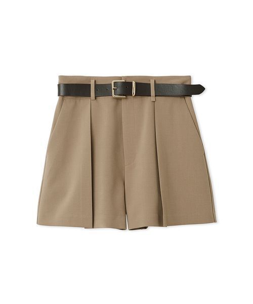 LILY BROWN(リリーブラウン)の「ベルトセットショートパンツ(その他パンツ・レディース・ダークネイビー/ベージュ/グレー/チャコールグレー・0/1)」の3枚目の写真