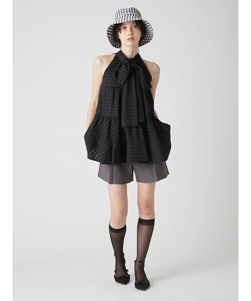 LILY BROWN(リリーブラウン)の「ベルトセットショートパンツ(その他パンツ・レディース・ダークネイビー/ベージュ/グレー/チャコールグレー・0/1)」の7枚目の写真