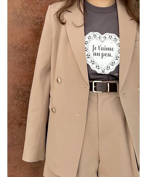 LILY BROWN(リリーブラウン)の「ベルトセットショートパンツ(その他パンツ・レディース・ダークネイビー/ベージュ/グレー/チャコールグレー・0/1)」の13枚目の写真