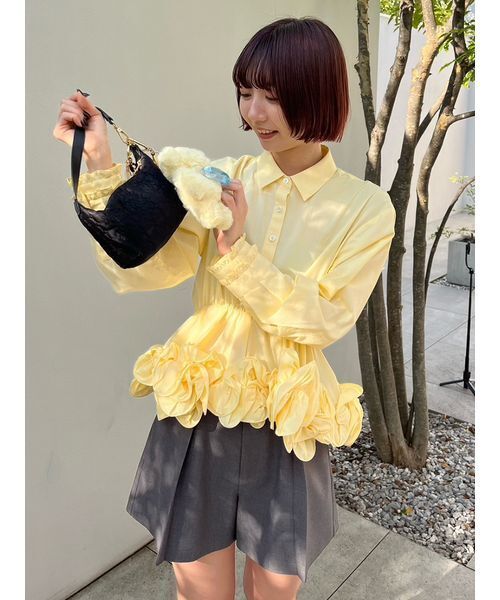 LILY BROWN(リリーブラウン)の「ベルトセットショートパンツ(その他パンツ・レディース・ダークネイビー/ベージュ/グレー/チャコールグレー・0/1)」の17枚目の写真