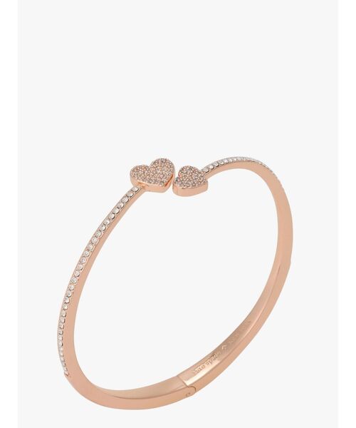 kate spade new york（ケイトスペード ニューヨーク）の「ユアーズ トゥルーリー パヴェ オープン ヒンジ カフ（バングル/リストバンド・レディース・その他・ONESIZE）」の2枚目の写真