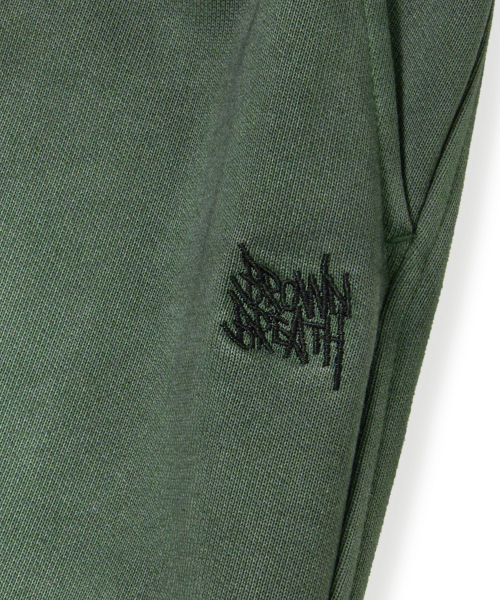 BROWNBREATH（ブラウンブレス）の「W TAG DIRTY SWEAT PANTS - KHAKI（スウェットパンツ・メンズ・その他・S/M）」の5枚目の写真