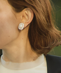 VERMEIL par iena | MICHAEL NASH JEWELRY マイケルナッシュジュエリー エナメルパールイヤリング(イヤリング)