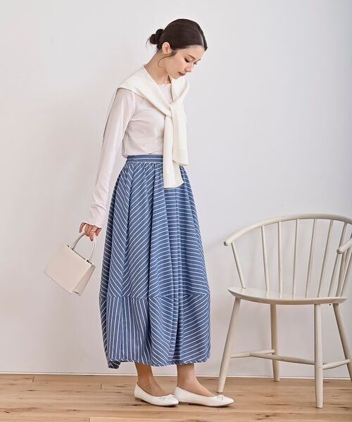 rps(アールピーエス)の「ストール(ストール/ショール・レディース・杢グレー/レッド/イエロー/グレイッシュベージュ/アイボリー/ブルー/ブラック/ピンク/グリーン/ラベンダー/ネイビー・フリー)」の14枚目の写真