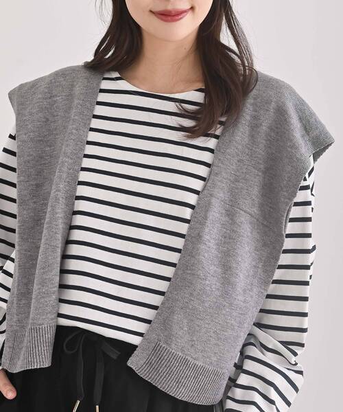 rps(アールピーエス)の「ストール(ストール/ショール・レディース・杢グレー/レッド/イエロー/グレイッシュベージュ/アイボリー/ブルー/ブラック/ピンク/グリーン/ラベンダー/ネイビー・フリー)」の21枚目の写真