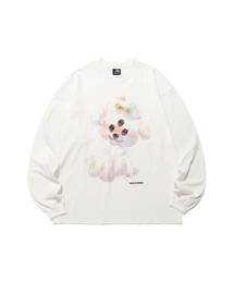 3EYES DOG BIG BIG L/S TEE_WHITE(NG2FSUT551A)