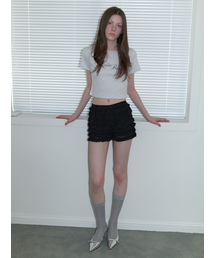 KINDABABY（カインダベイビー）の「lace bloomer shorts - black（その他パンツ）」