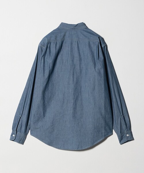 UNITED ARROWS（ユナイテッドアローズ）の「シオタ スビンシャンブレー ワークシャツ「SLOW &　」（シャツ/ブラウス・メンズ・ライトブルー・L/S/M/XL）」の9枚目の写真