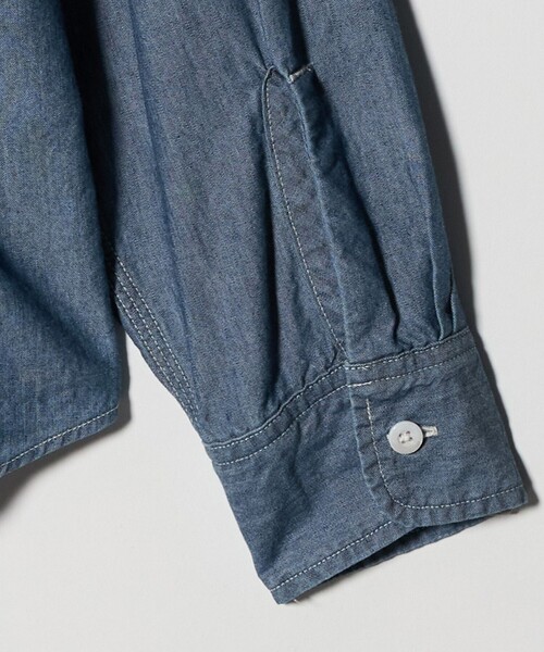 UNITED ARROWS（ユナイテッドアローズ）の「シオタ スビンシャンブレー ワークシャツ「SLOW &　」（シャツ/ブラウス・メンズ・ライトブルー・L/S/M/XL）」の11枚目の写真