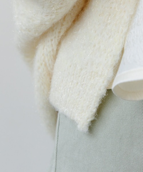 flower（フラワー）の「グリッターニットカーディガン（カーディガン/ボレロ・レディース・ミント/レモンイエロー・FREE）」の11枚目の写真