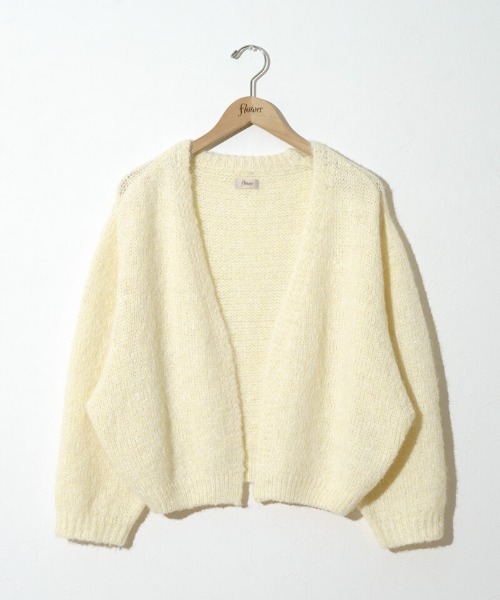 flower（フラワー）の「グリッターニットカーディガン（カーディガン/ボレロ・レディース・ミント/レモンイエロー・FREE）」の16枚目の写真