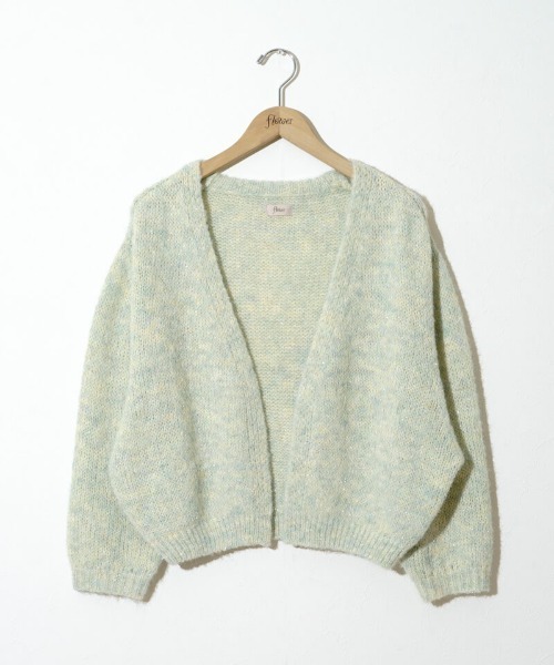 flower（フラワー）の「グリッターニットカーディガン（カーディガン/ボレロ・レディース・ミント/レモンイエロー・FREE）」の17枚目の写真