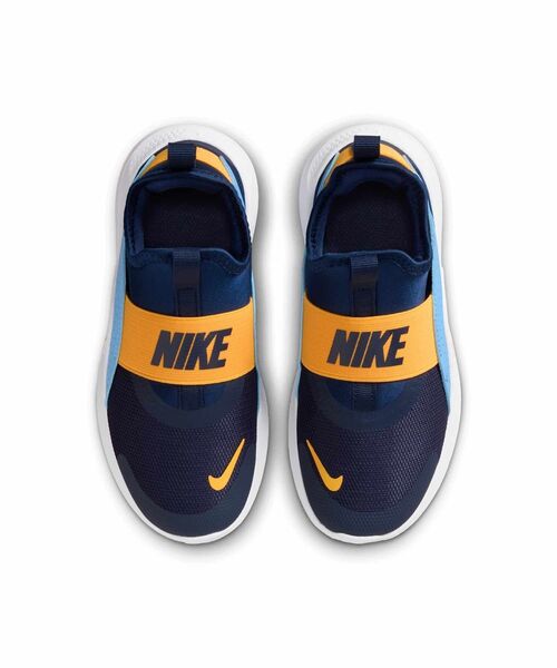 NIKE（ナイキ）の「ナイキ フレックス ランナー 4 リトルキッズシューズ / Nike Flex Runner 4 Little Kids' Shoes IF2894-403 Midnight Navy（スニーカー・キッズ・ネイビー・22/21.5/21/20.5/20/19.5/19/18.5/18/17.5/17/16.5）」の4枚目の写真