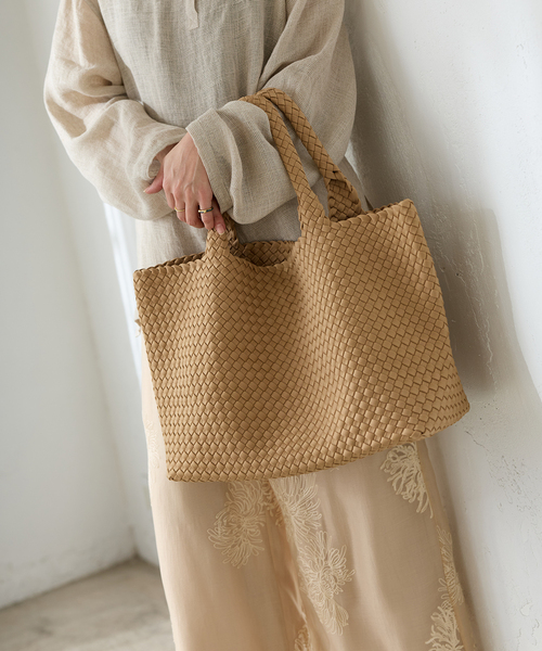 JOURNAL STANDARD（ジャーナルスタンダード）の「【SOL and SELENE/ソル アンド セレーネ】 Sky's The Limit - Large（トートバッグ・レディース・カーキ/ブラウン/キャメル・FREE）」の7枚目の写真