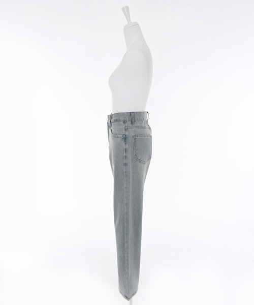Narcissus（ナルシス）の「ストーンストレートデニム（デニムパンツ・レディース・ブルー・FREE）」の2枚目の写真