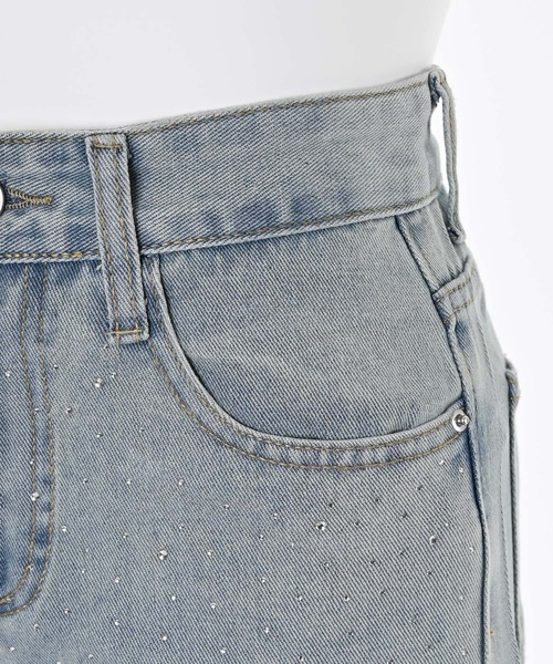 Narcissus（ナルシス）の「ストーンストレートデニム（デニムパンツ・レディース・ブルー・FREE）」の5枚目の写真
