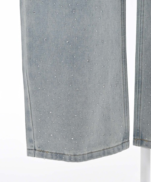 Narcissus（ナルシス）の「ストーンストレートデニム（デニムパンツ・レディース・ブルー・FREE）」の7枚目の写真