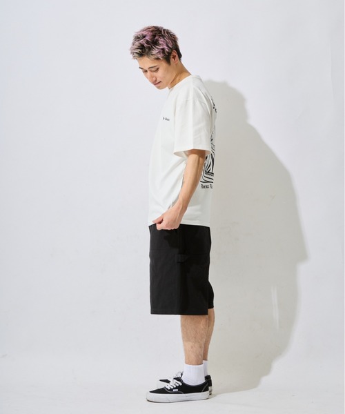 ムラサキスポーツ(ムラサキスポーツ)の「【ムラサキスポーツ限定】DEAR LAUREL/ディアローレル 半袖 Tシャツ ロゴ 和柄 刺繍 DL26S-2105(Tシャツ/カットソー・メンズ・ホワイト/ブラック/チャコールグレー・M/L)」の5枚目の写真