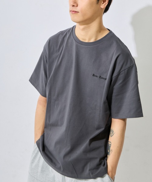 ムラサキスポーツ(ムラサキスポーツ)の「【ムラサキスポーツ限定】DEAR LAUREL/ディアローレル 半袖 Tシャツ ロゴ 和柄 刺繍 DL26S-2105(Tシャツ/カットソー・メンズ・ホワイト/ブラック/チャコールグレー・M/L)」の9枚目の写真