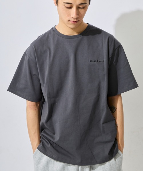 ムラサキスポーツ(ムラサキスポーツ)の「【ムラサキスポーツ限定】DEAR LAUREL/ディアローレル 半袖 Tシャツ ロゴ 和柄 刺繍 DL26S-2105(Tシャツ/カットソー・メンズ・ホワイト/ブラック/チャコールグレー・M/L)」の10枚目の写真