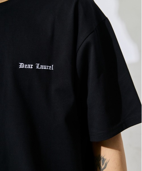 ムラサキスポーツ(ムラサキスポーツ)の「【ムラサキスポーツ限定】DEAR LAUREL/ディアローレル 半袖 Tシャツ ロゴ 和柄 刺繍 DL26S-2105(Tシャツ/カットソー・メンズ・ホワイト/ブラック/チャコールグレー・M/L)」の15枚目の写真