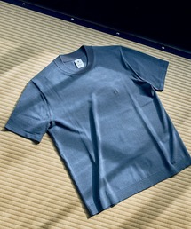 MEN'S BIGI | 【COLE HAAN/コール ハーン】別注 ロゴ刺繍ニット半袖Tシャツ＜持続冷感＞(ニット/セーター)
