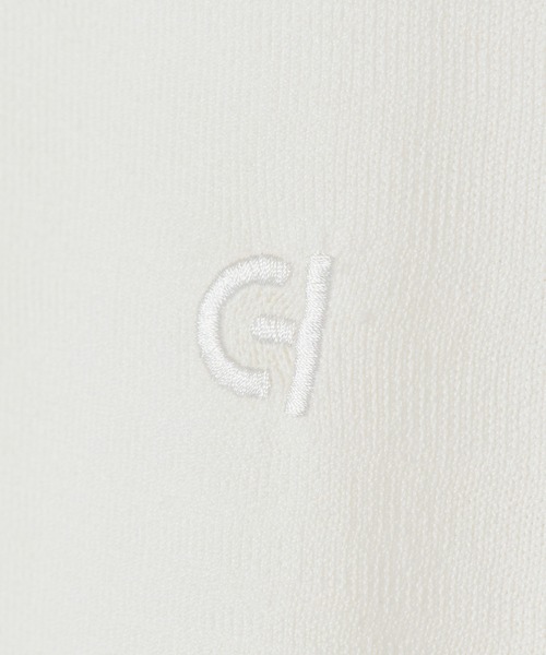 MEN'S BIGI（メンズビギ）の「【COLE HAAN/コール ハーン】別注 ロゴ刺繍ニット半袖Tシャツ＜持続冷感＞（ニット/セーター・メンズ・ブラック/グレー/ホワイト・03/02/01/04）」の18枚目の写真