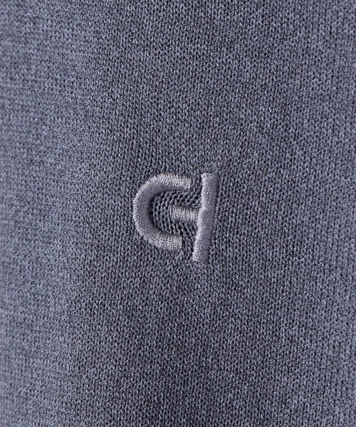 MEN'S BIGI（メンズビギ）の「【COLE HAAN/コール ハーン】別注 ロゴ刺繍ニット半袖Tシャツ＜持続冷感＞（ニット/セーター・メンズ・ブラック/グレー/ホワイト・03/02/01/04）」の17枚目の写真