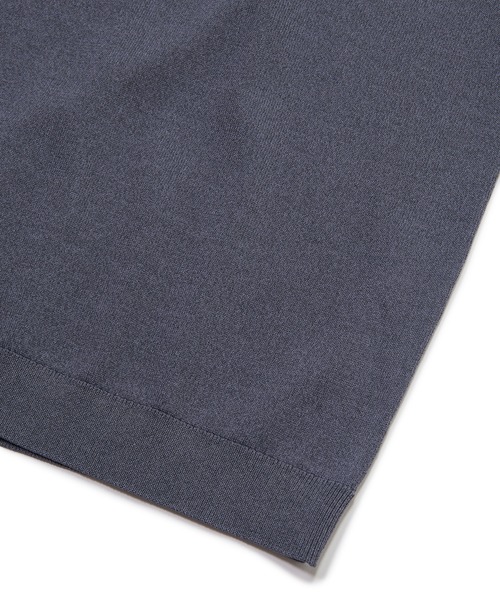 MEN'S BIGI（メンズビギ）の「【COLE HAAN/コール ハーン】別注 ロゴ刺繍ニット半袖Tシャツ＜持続冷感＞（ニット/セーター・メンズ・ブラック/グレー/ホワイト・03/02/01/04）」の21枚目の写真