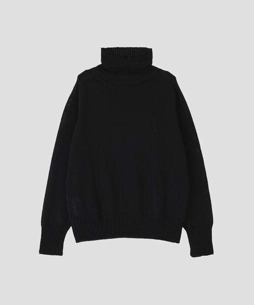 MARGARET HOWELL(マーガレットハウエル)の「LINEN COTTON KNITWEAR(ニット/セーター・レディース・ブラック/ホワイト系その他3・2)」の5枚目の写真