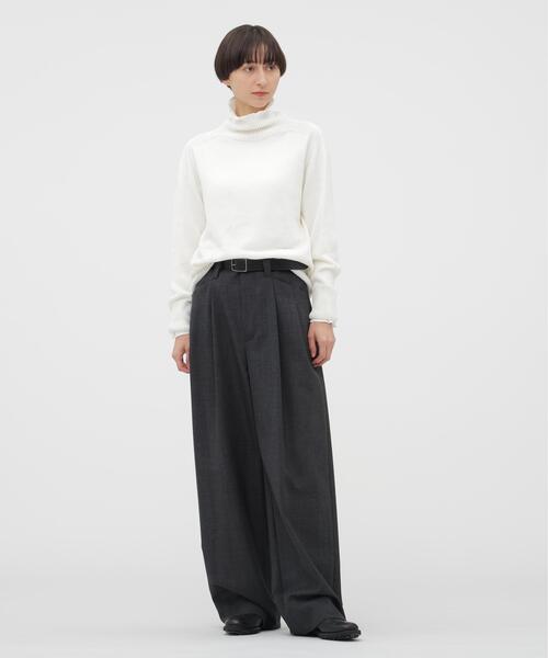 MARGARET HOWELL(マーガレットハウエル)の「LINEN COTTON KNITWEAR(ニット/セーター・レディース・ブラック/ホワイト系その他3・2)」の7枚目の写真